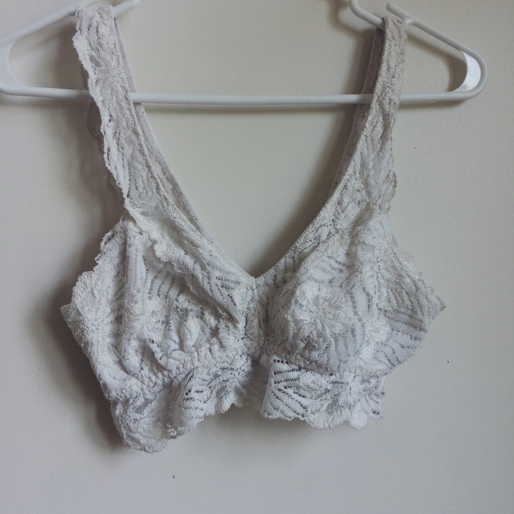 Aerie white lace bralette