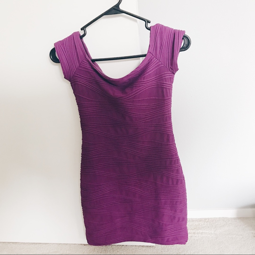 XS Purple bodycon dress