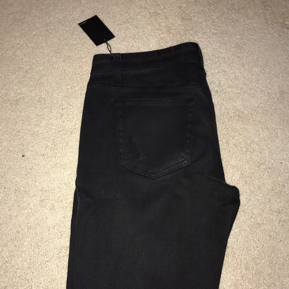 Joes jeans black distressed