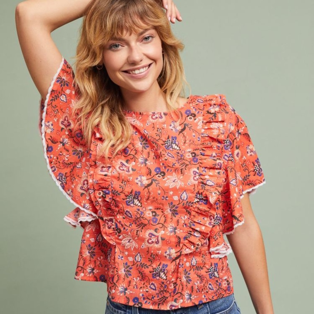 Coralie Ruffled Top