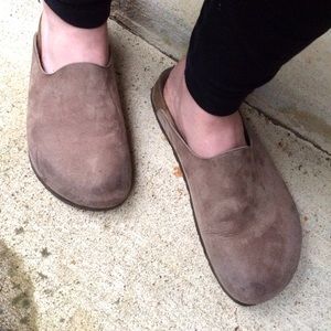 Birkenstock Tatami Tan Leather Clogs Size 8