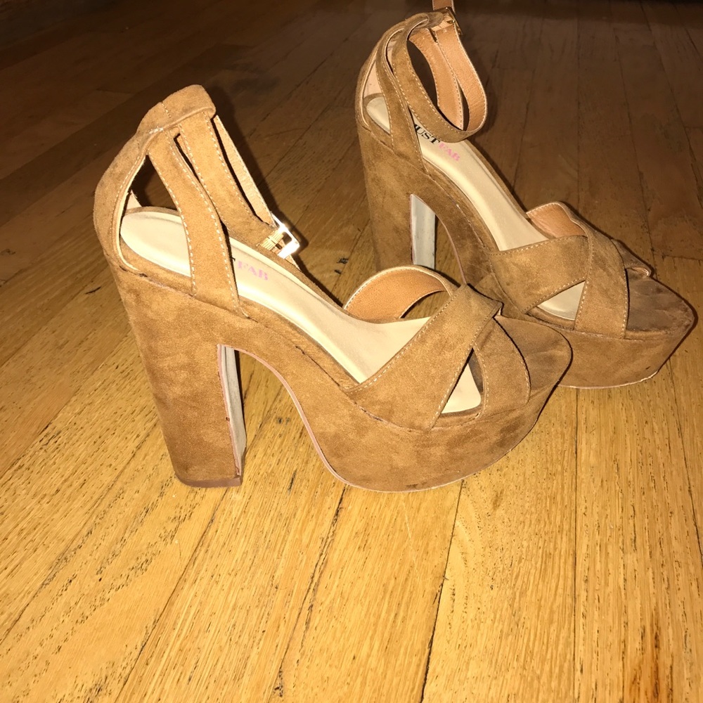 Open toe heels