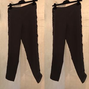 Forever 21 side lace up pants