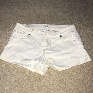 White demon shorts