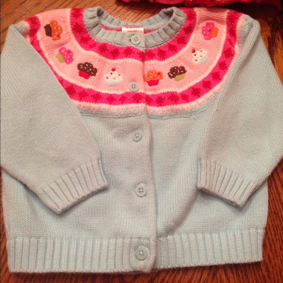 Gymboree Other - Gymboree light blue cupcake sweater