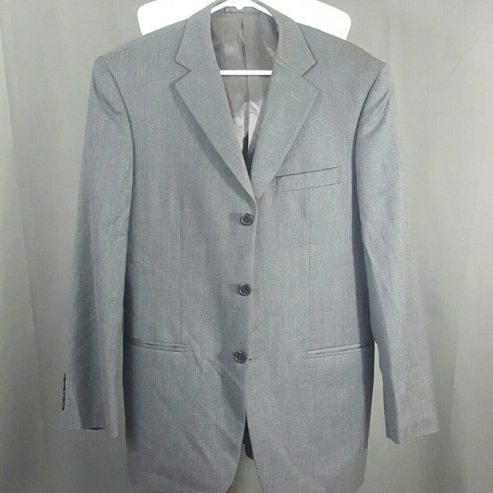 CONINO LAMBORGHINI - MENS SILVER GRAY BLAZER