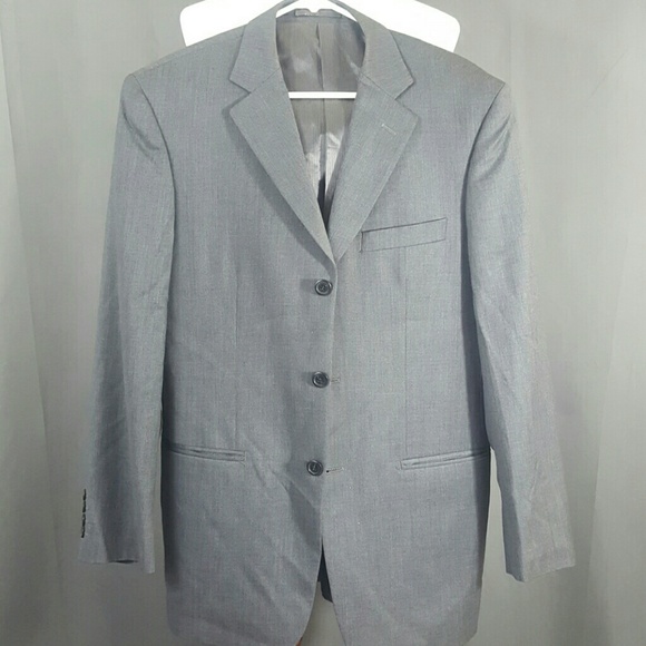 CONINO LAMBORGHINI - MENS SILVER GRAY BLAZER - Picture 1 of 2
