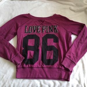 Long sleeve Pink sweatshirt