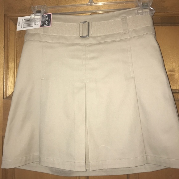 Chaps Bottoms Khaki School Girl Uniform Pleated Skirt Poshmark