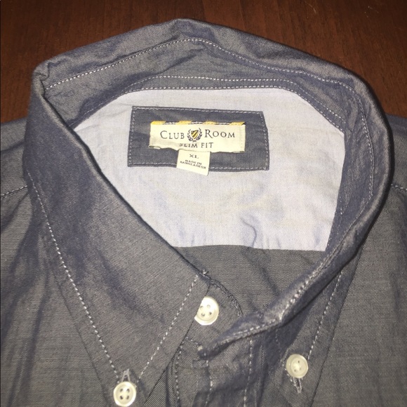 ‼️SALE‼️Brand New Club Room Casual Button Up - Picture 3 of 3