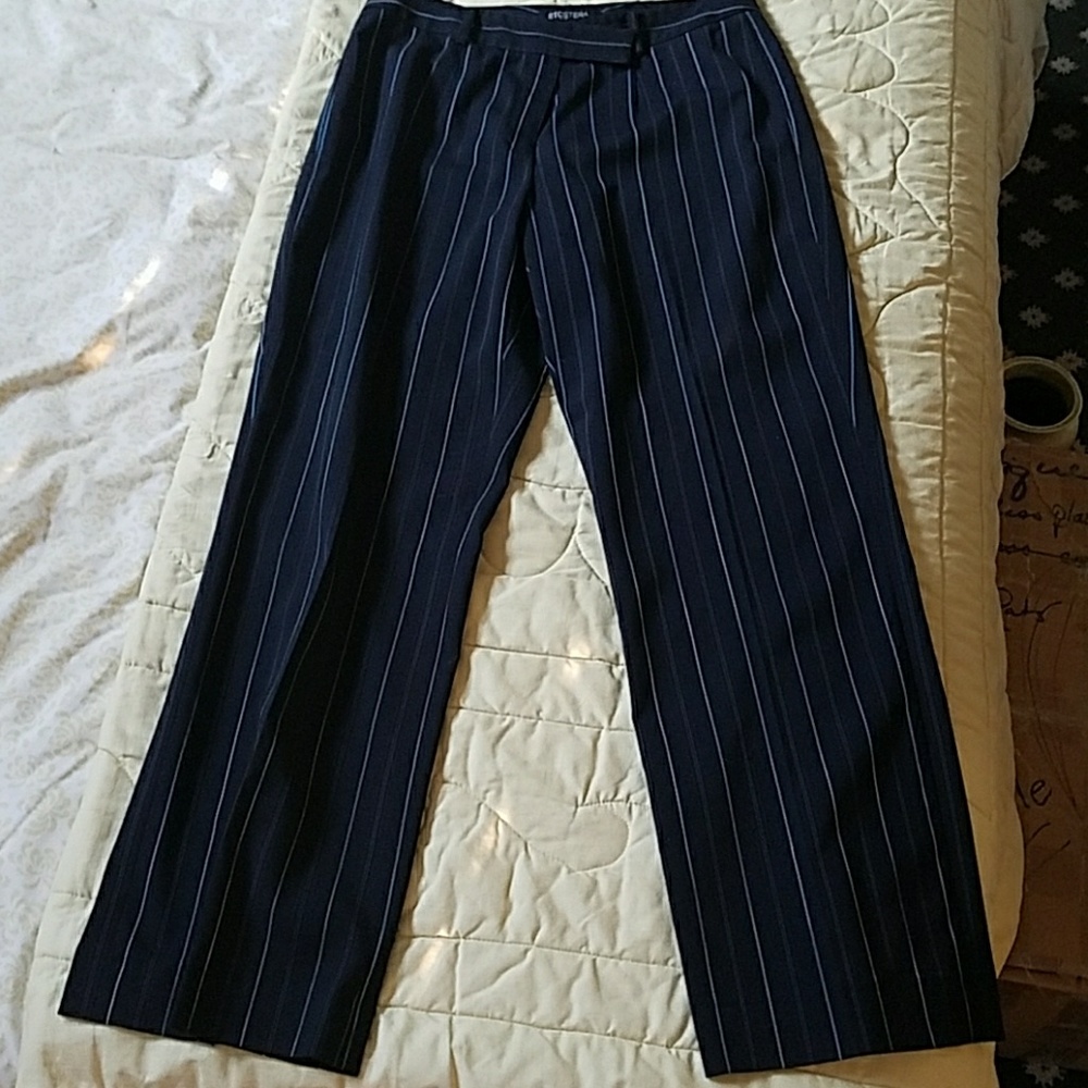 Classic Etcetera pinstripe slacks - 29" inseam