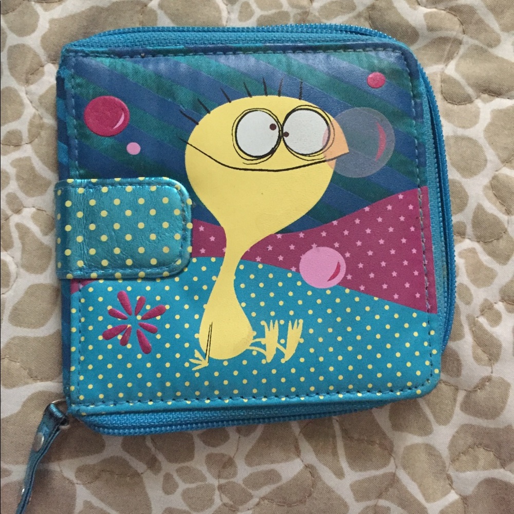 Vintage cartoon wallet