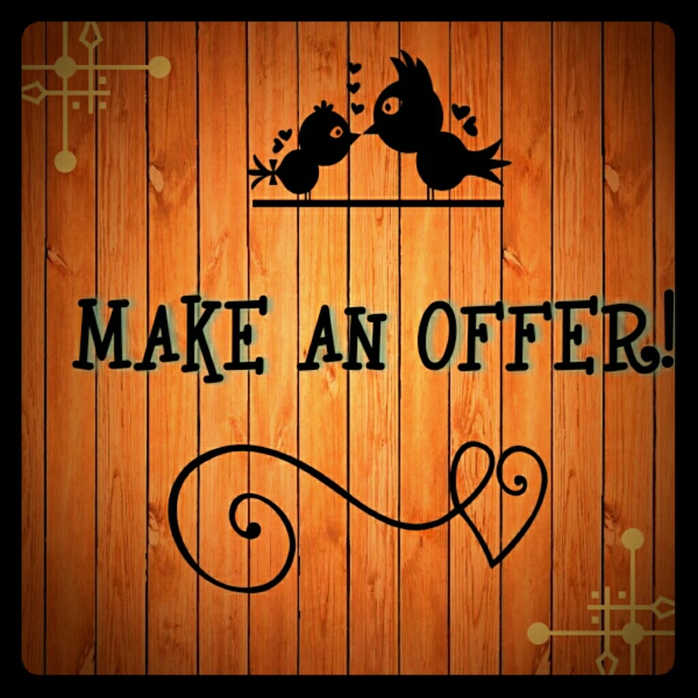Offers are always welcome! Check out my closet👀