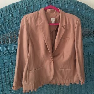 LC Lauren Conrad blazer mauve rose 16
