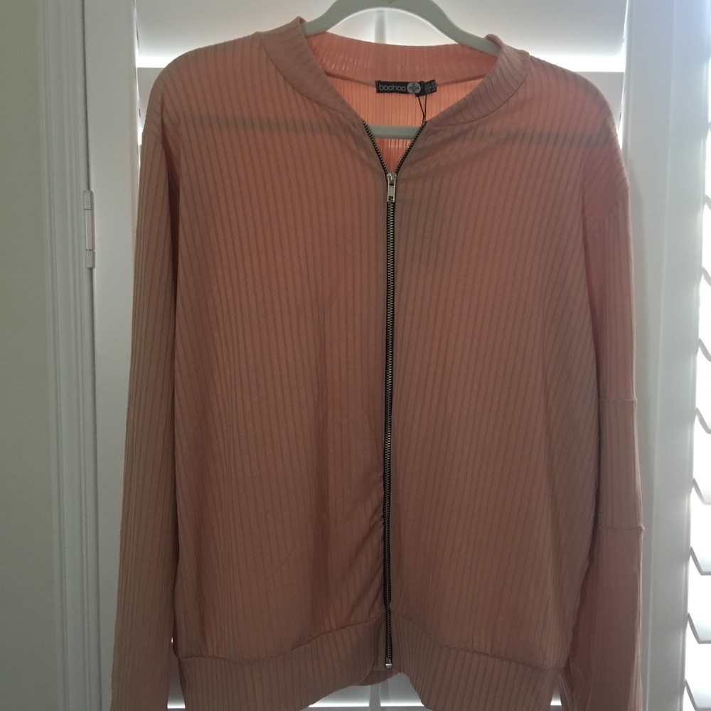 Blush Ribbed Jacket