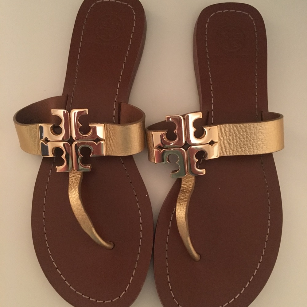 Tory Burch - Moore gold sandals