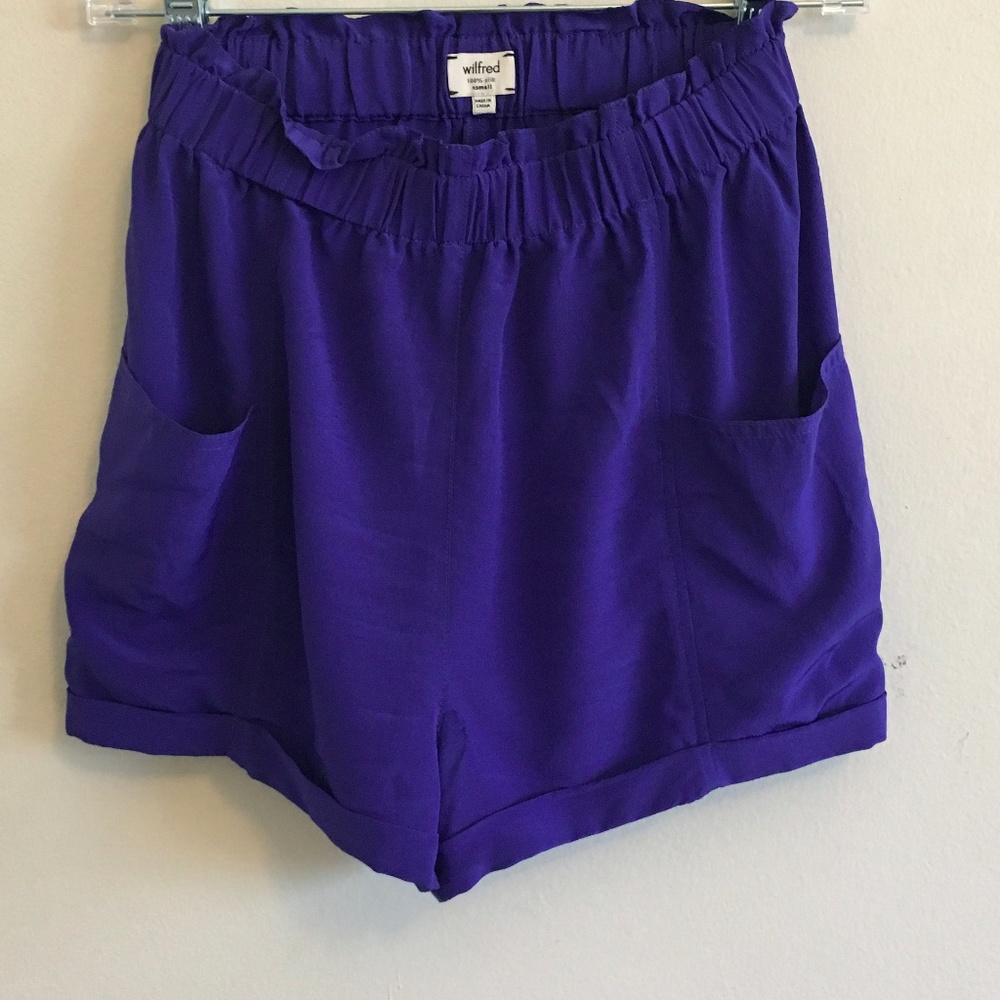 Aritzia Wilfred Silk Short