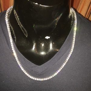 Silver/Diamond 925 real silver excellent condition