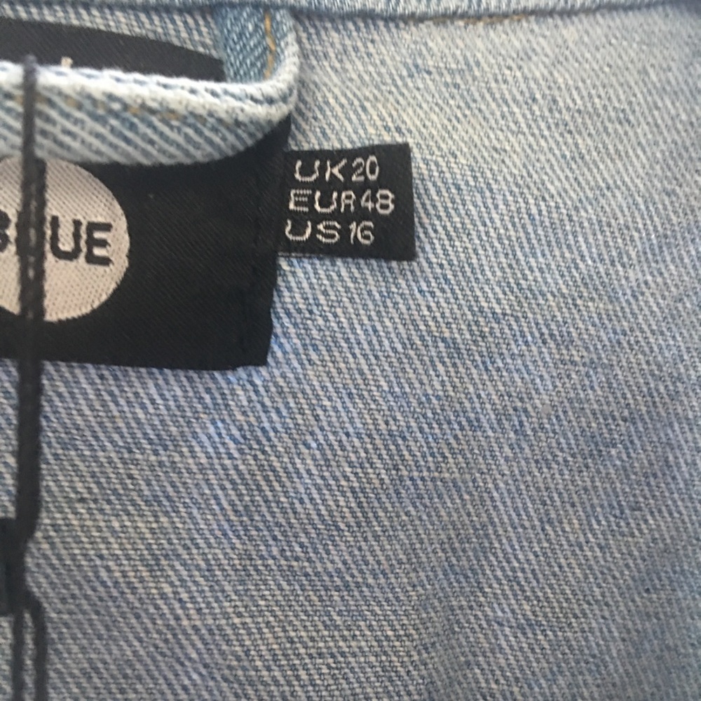 Floral Ribbed Denim Jacket - Picture 5 of 6