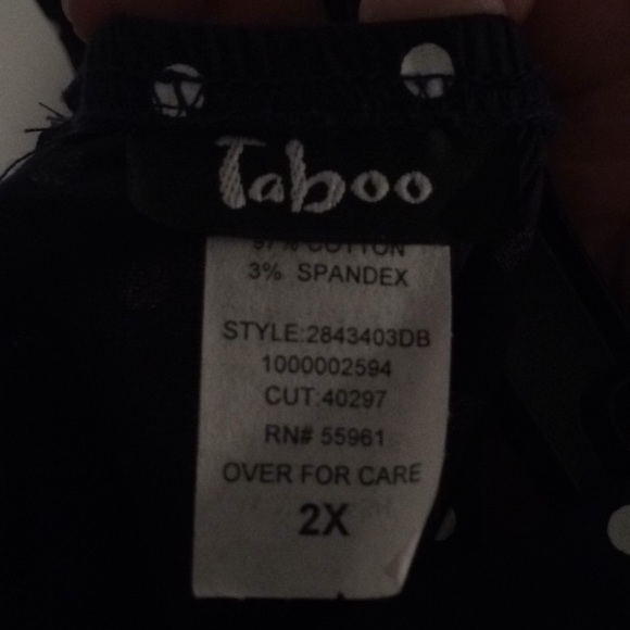 Blue with white polka dots sleeveless dress - Picture 4 of 5