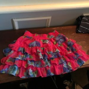 Hollister flower skirt