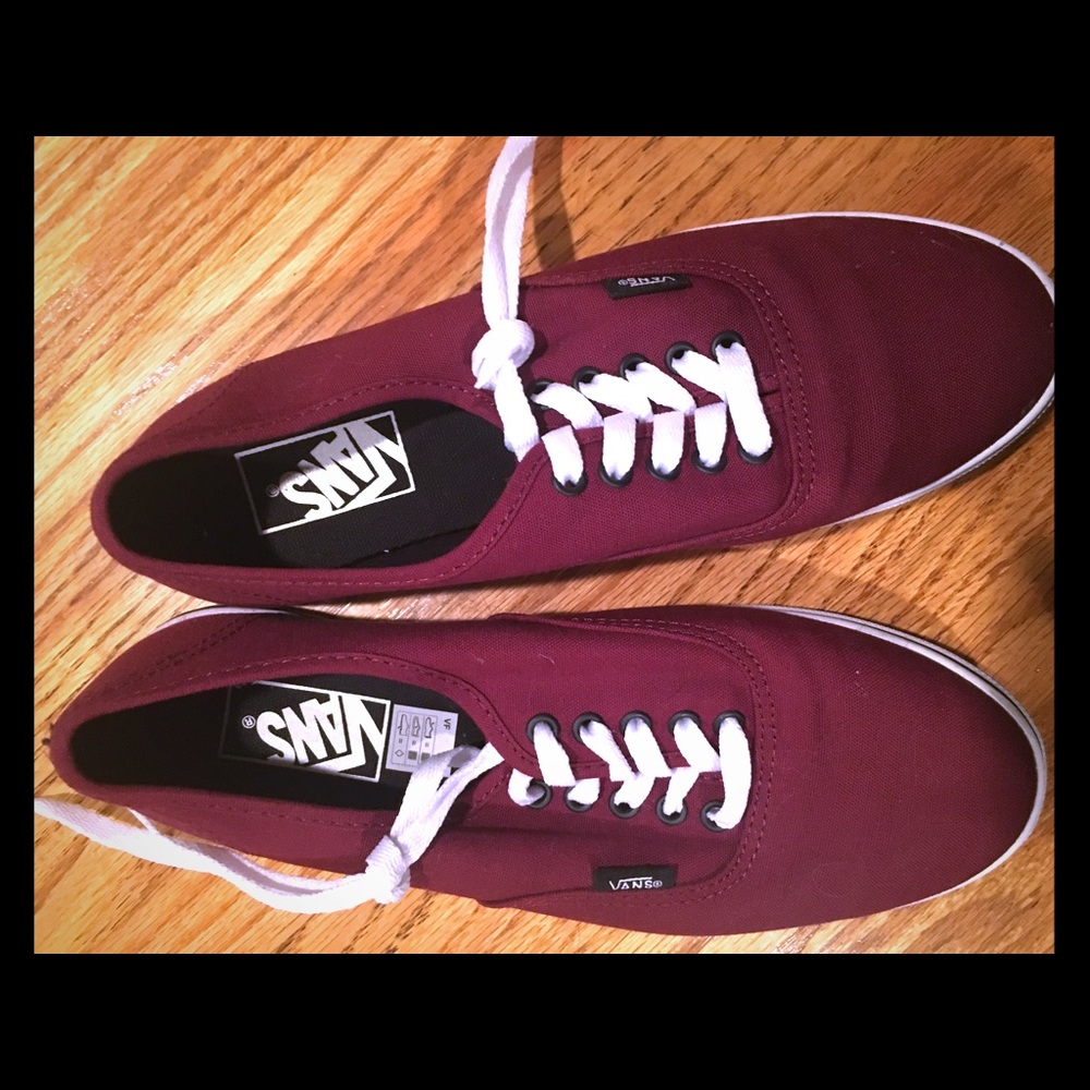 Maroon Vans