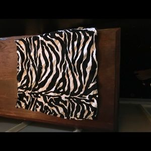 Zebra mini skirt