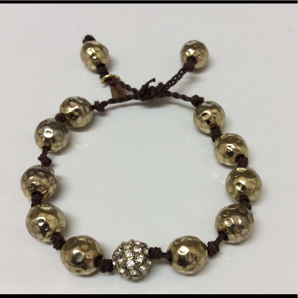 Shamballa... Gold/Brown Swarovski Crystals