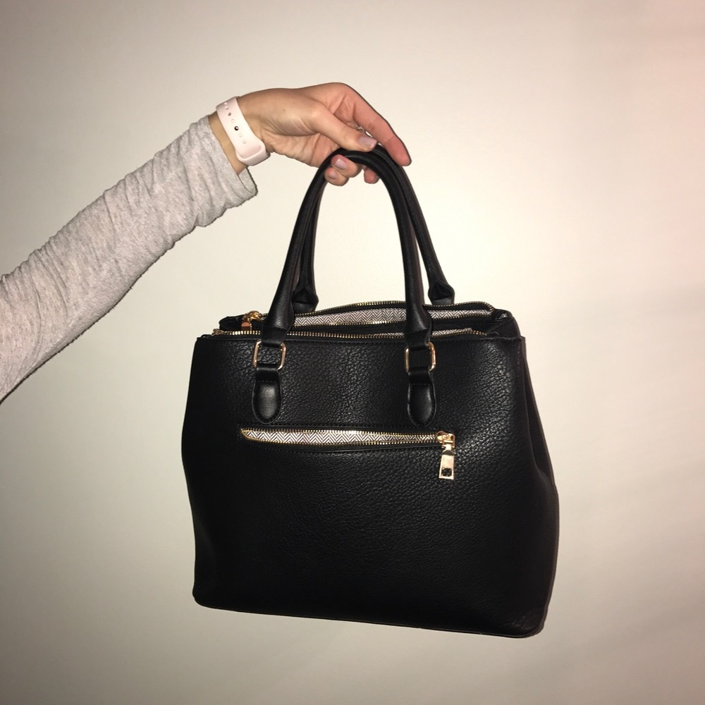 Black handbag