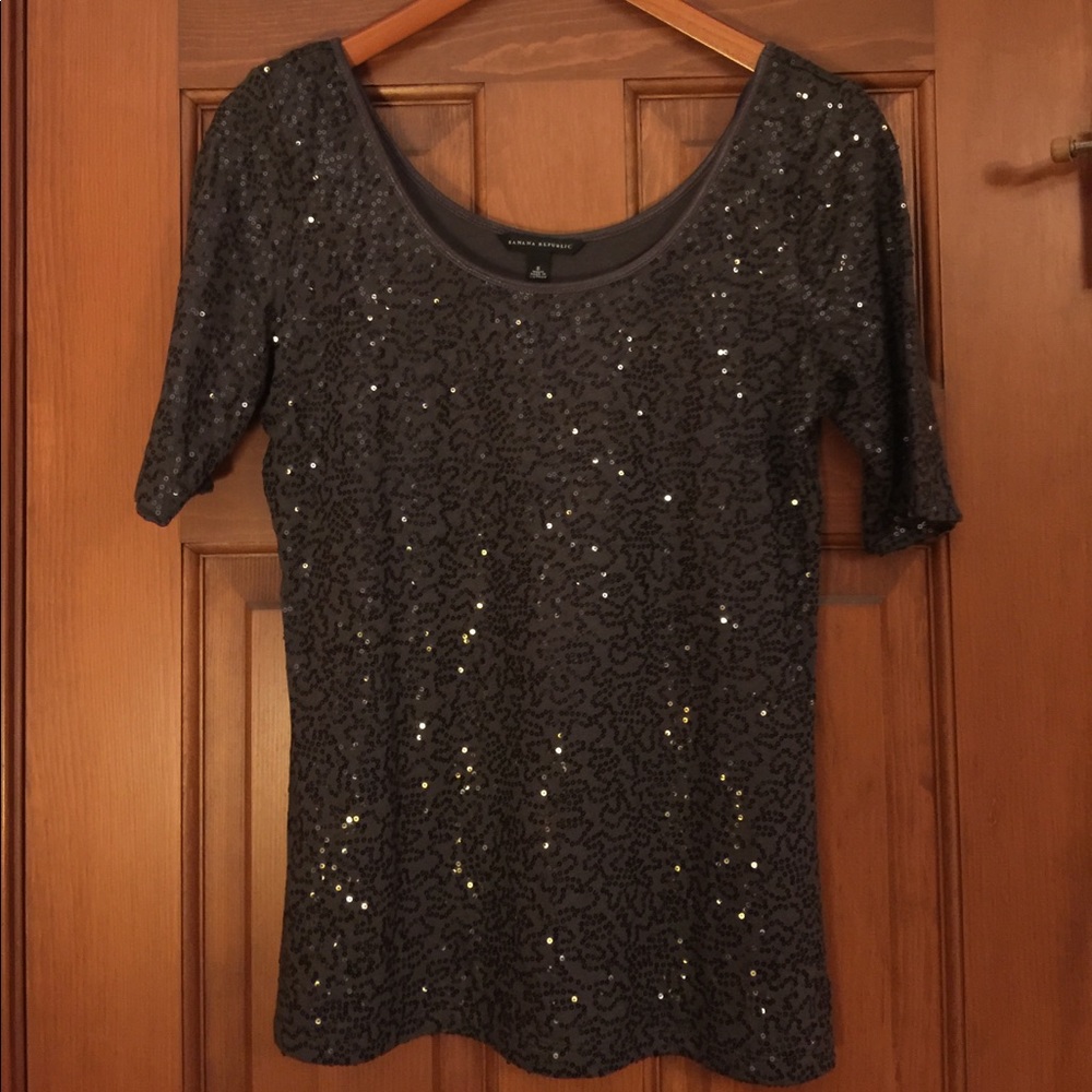 Banana Republic Sequined Top
