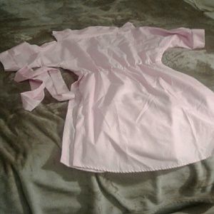 New Pink Pinstripe Dress