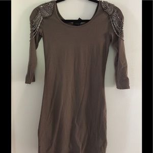 Bandage dress with cute detail