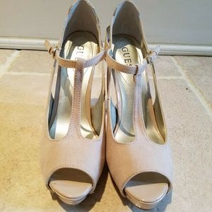 Guess Suede Platform heels