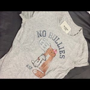 Grey A&F Limited Edition Graphic Tee