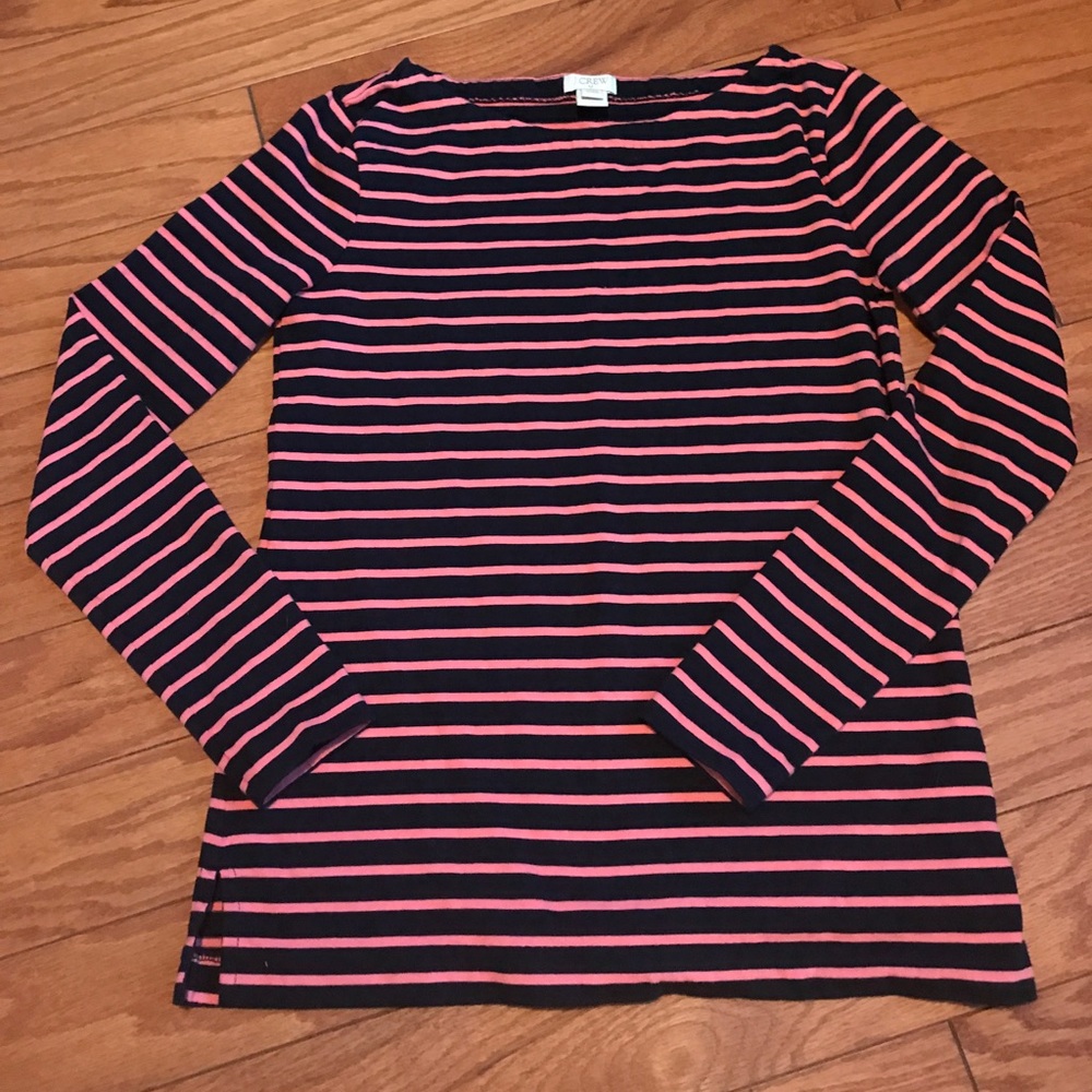 J. Crew long sleeve striped top