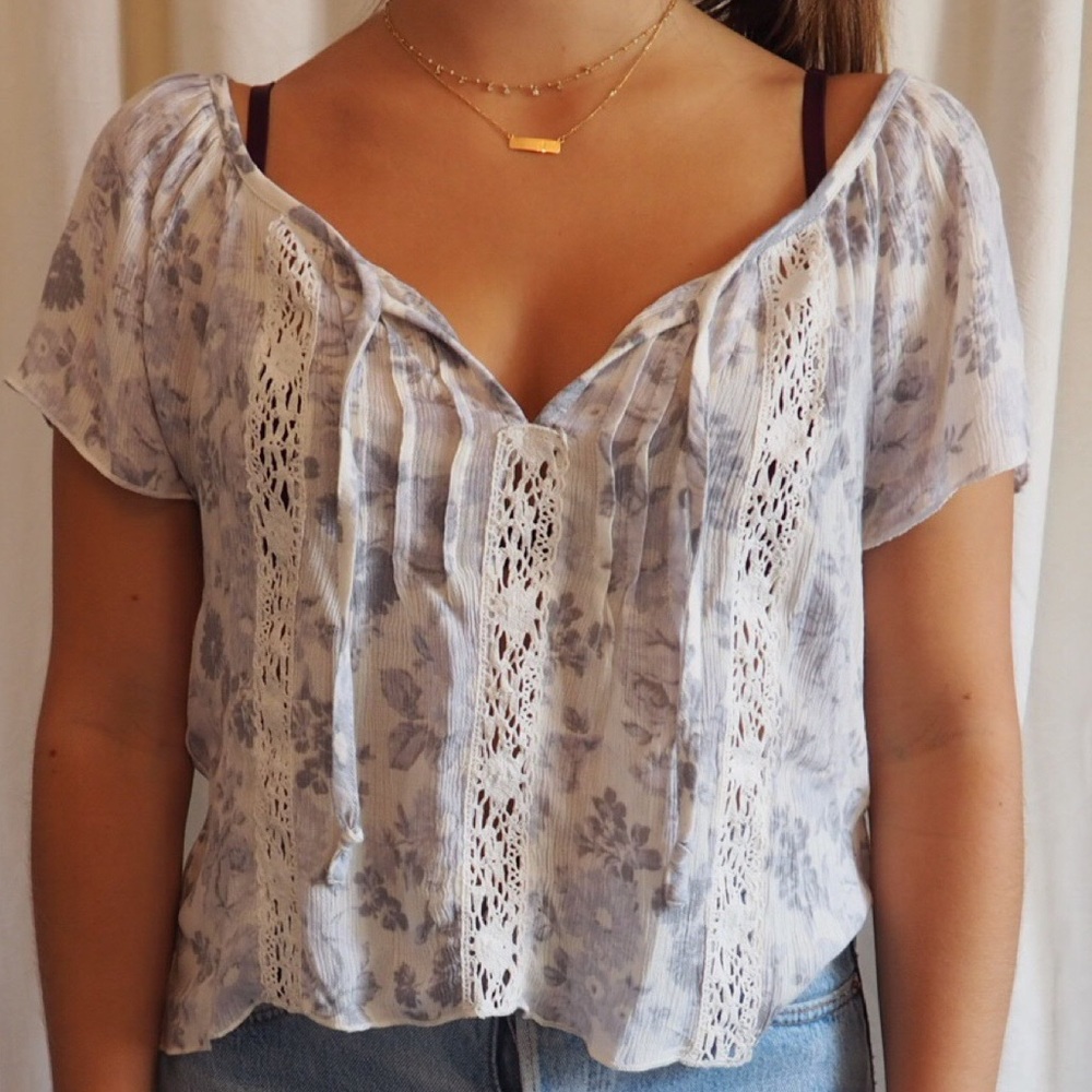 Flowy floral top