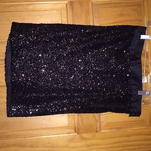 Sequin Pencil Skirt The Limited NWT