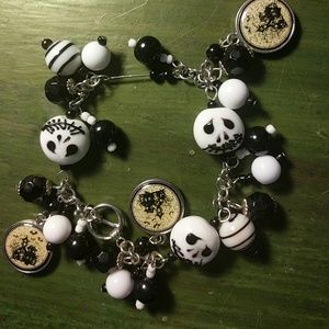 Jack Skellington Halloween bracelet