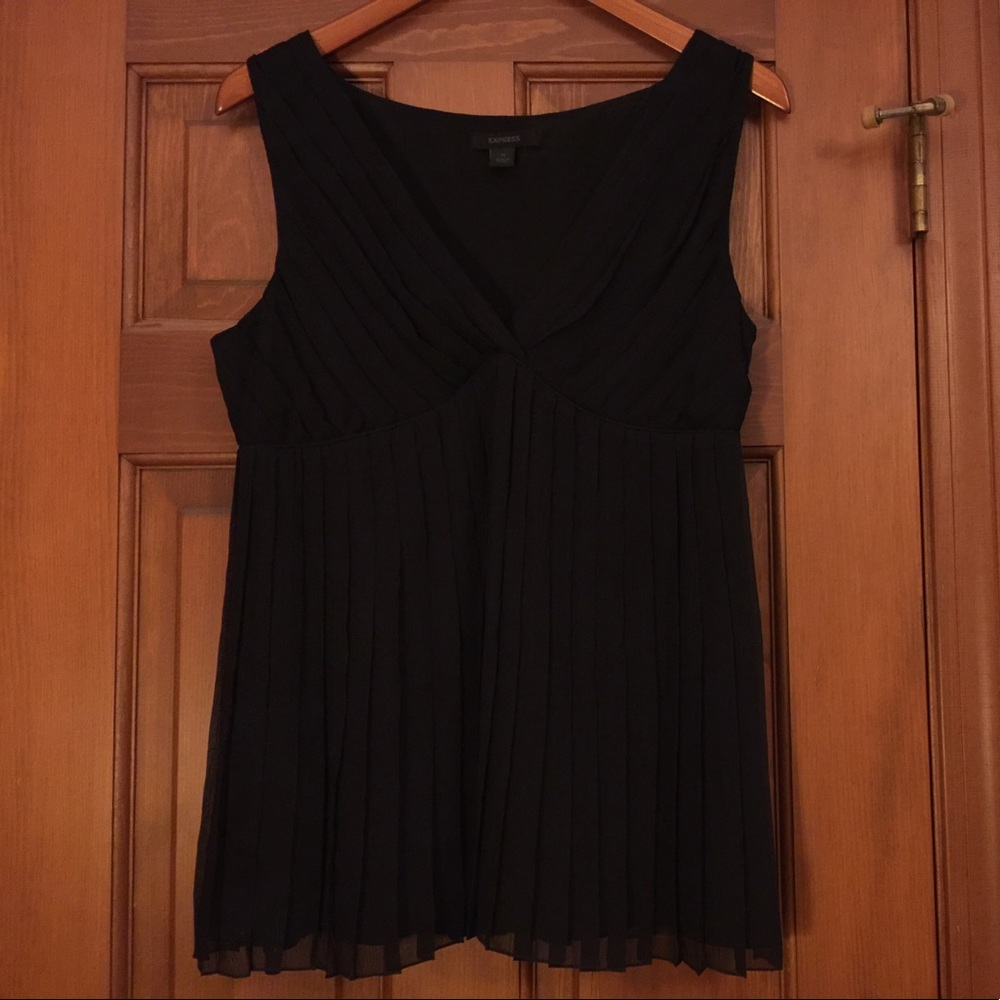 Sleeveless Silk Evening Top