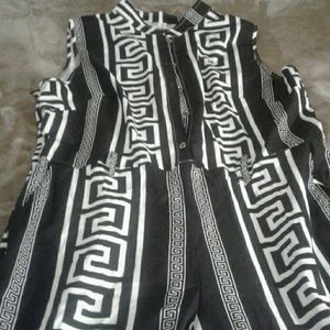 New black and white  Jumpsuit