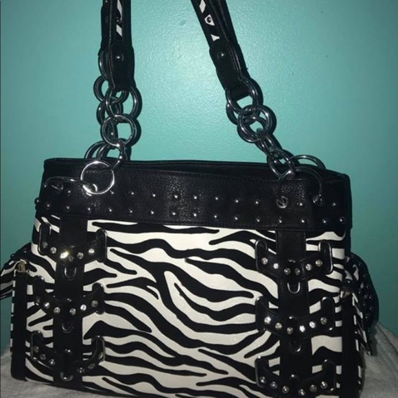 Zebra Print Purse - Picture 1 of 3