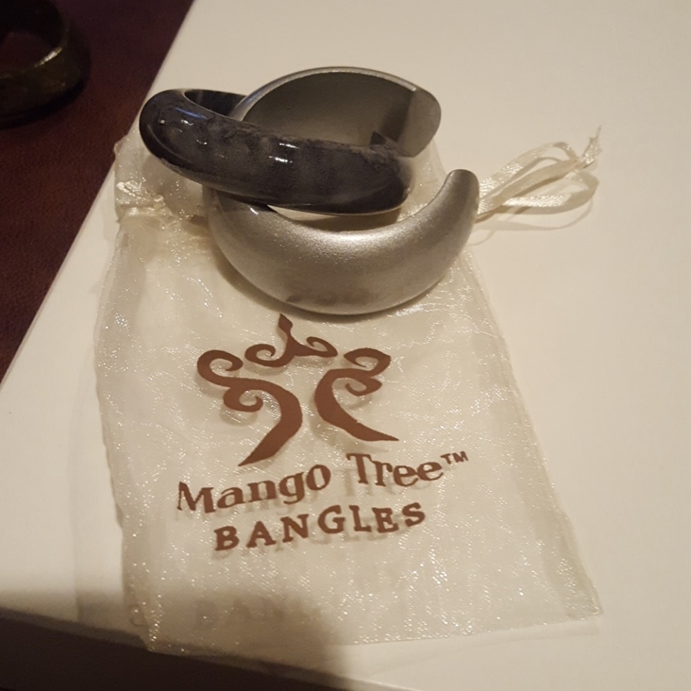 Two Mango Tree Bangle Bracelets - image 1