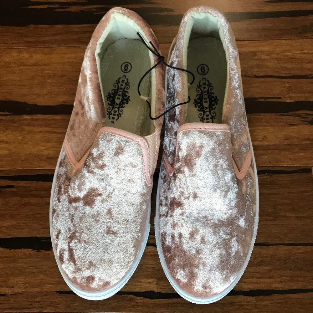 Crushed Velvet Sneakers