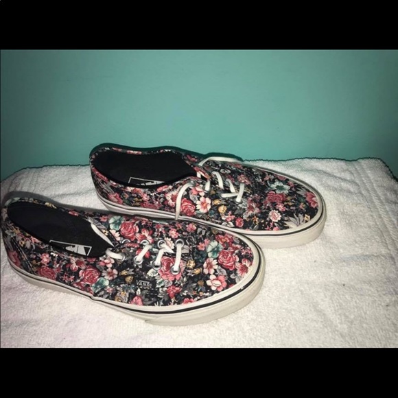 Floral Vans - Picture 1 of 3