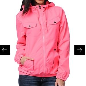Pink Volcom Windbreaker