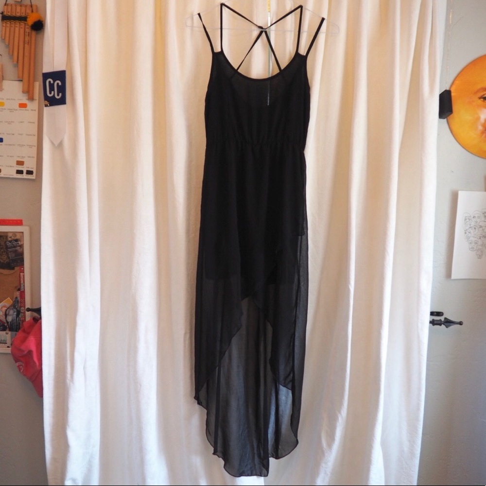 Brandy Melville open front maxi dress