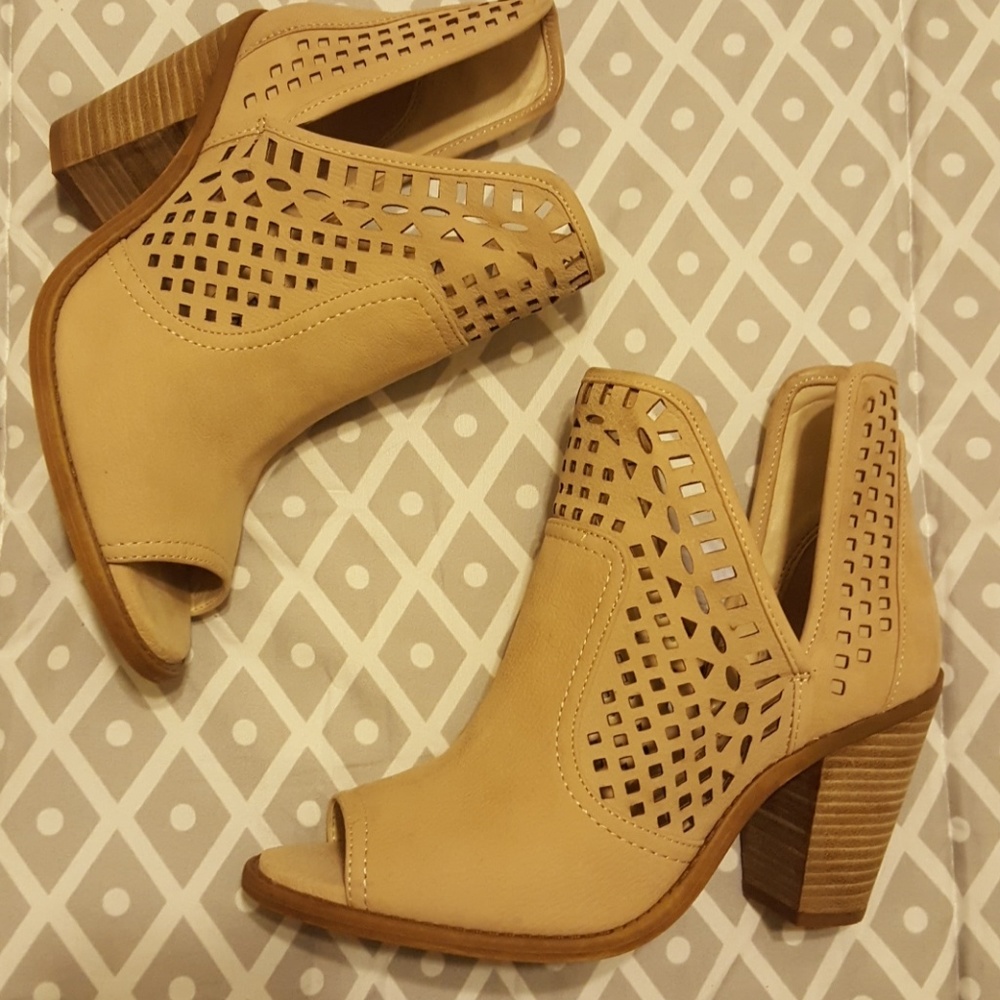 Jessica Simpson Cutout Peep Toe Bootie