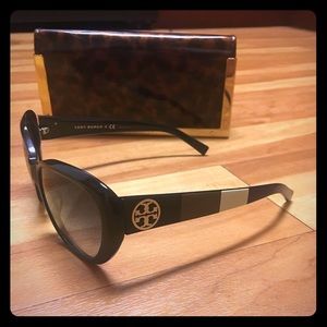 Tory Burch Colorblock Sunglasses
