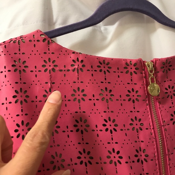 👜Louis Féraud Gorgeous Leather Dress - Picture 6 of 8