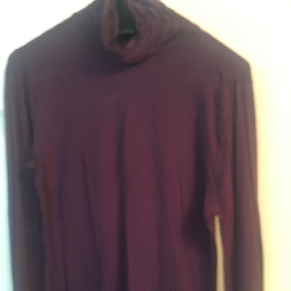 Attention plum slinky mock size small